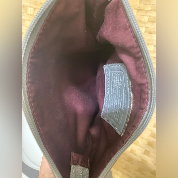 Coach Crossbody Silver/Gray - Picture 6 of 6